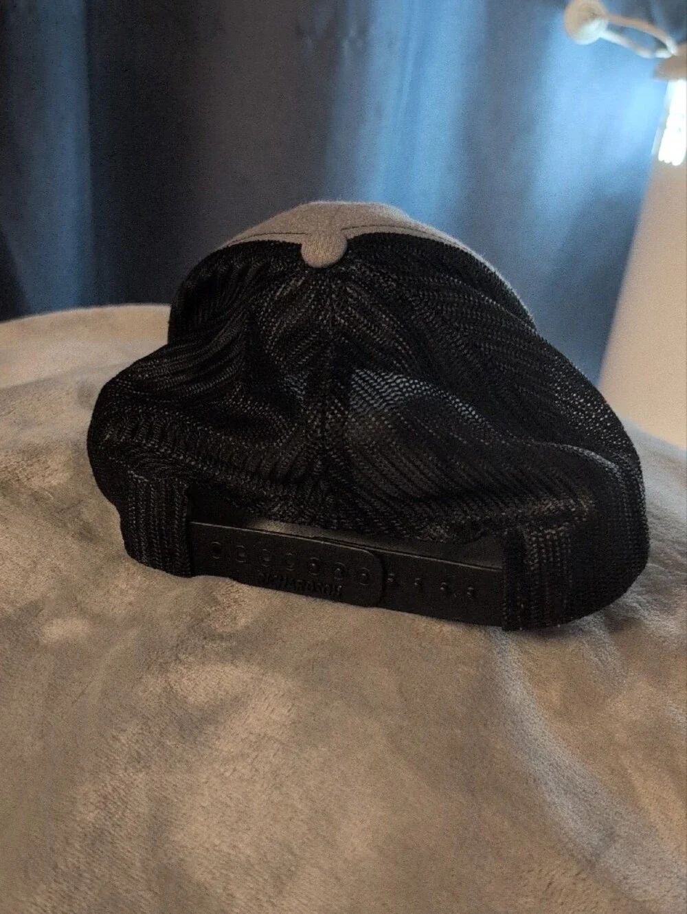 Grizzly Hackle Fly Shop Gray and Black Trucker Cap
